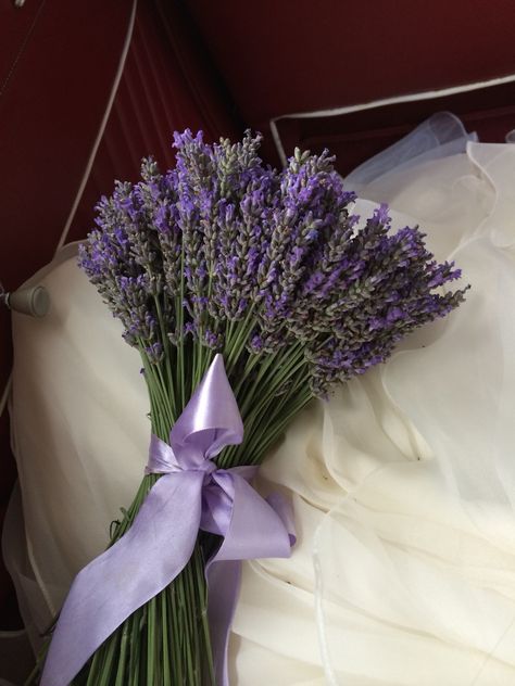 Lavender bouquet Lavender Bouquet, Lavender Plant, Lovely Lavender, Lavender Wedding, Lavender Flowers, Flowers Nature, Purple Flowers, Flowers Bouquet, Beautiful Flowers