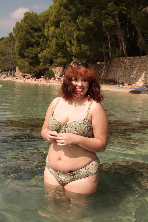 Plus-Size Woman Wore a Low-Rise Bikini to the Beach and This is What Happened. Loved this: "Sometimes I cannot help but thank the fat on my body for providing me with a douche bag detector."