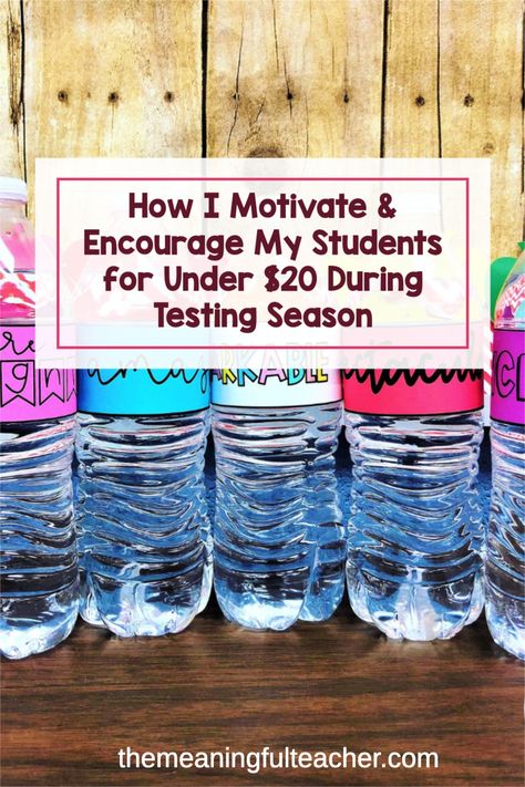 Standardized testing motivation for elementary school students. How I motivate and encourage my students in the classroom for state tests. Ideas of treats, activities, and notes to excite and motivate my students. Motivation, Middle School, Reading, Pre K, Student Testing Encouragement, Student Testing Motivation, Student Incentives, Standardized Testing Motivation, Student Testing Gifts