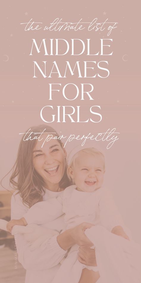 Pretty, Popular Baby Names (Middle Names Edition) Uncommon Baby Names, Baby Middle Names, Baby Names And Meanings, Unusual Baby Names, Popular Baby Names, Baby Name List, Different Baby Names