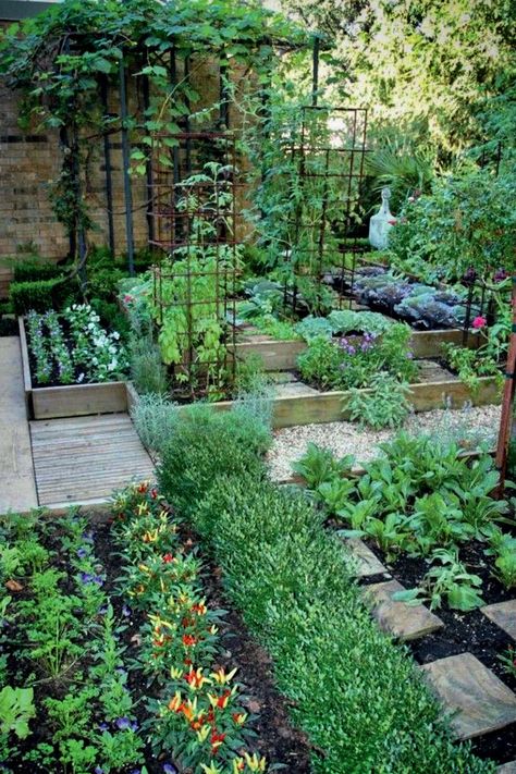 potager Outdoor, Garden Design, Potager Garden, Garden Beds, Garden Spaces, Beautiful Gardens, Outdoor Gardens, Raised Garden, Garden Inspiration