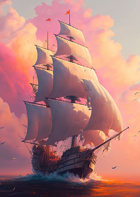 'Pirate ship' Poster by Atlas Mcguire | Displate Eyes, Fotos, Wald, Fotografia, Rpg, Capture, Beautiful Wallpaper For Phone, Paisajes, Scenery