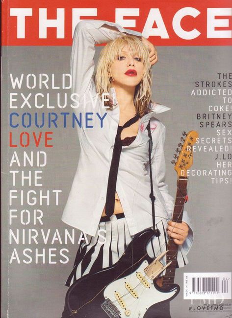 Cover of The Face , April 2002 (ID:10590)| Magazines | The FMD #lovefmd London, Manga, Art, Grunge, Punk, Jennifer Lopez, The Face Magazine, Courtney Love Hole, Courtney Love