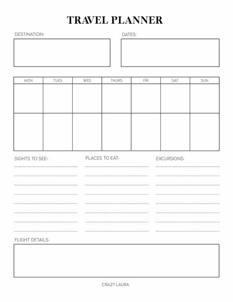 Stay organized while planning your next vacation with these free travel planner printable PDF sheets that comes with different variations and packing lists! Ipad, Organisation, Planners, Budget Planner Free, Budget Planner, Packing List Template, Travel Planner, Vacation Planner, Packing List