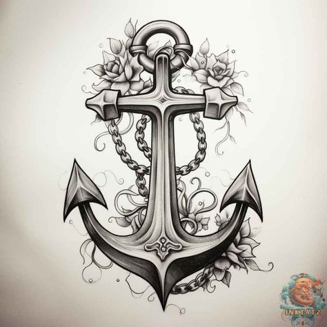 Uncovering the Symbolism Behind Anchor Tattoos: From Maritime History to Personal Significance: 47 Designs - inktat2.com Design, Anchor Tattoos, Tattoos, Tattoo Designs, Tattoo, Ink, Ideas, Traditional Anchor Tattoo, Anchor Tattoo Meaning
