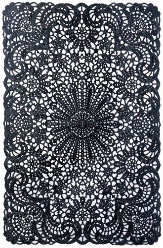Credit: James Johnson Star buy: Synthetic rubber lace table mats, £5.95 for set of fourSex up your din... Inspiration, Design, Ideas, Vintage, Ornament, Lace Placemats, Silkscreen, Fabric, Lace Print