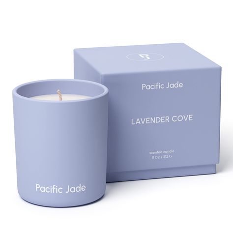 PRICES MAY VARY. LAVENDER COVE - One of our most favorite luxury fragrances. This candle has a delicate, sweet smell that is floral, herbal, and evergreen woodsy all at once. Well balanced and rich, our Lavendar Cove brings fresh and floral aromatherapy to any room. PREMIUM QUALITY - Our 100% soy wax delivers a clear, consistent burn every time. The USA-cotton wick and is reliable and our luxury scents are developed in Switzerland. Each candle is made up of at least 10% fragrance oil, while othe Brand, Matte, Luxury, Natural, Jade, Woman, Premium, Free, Gift
