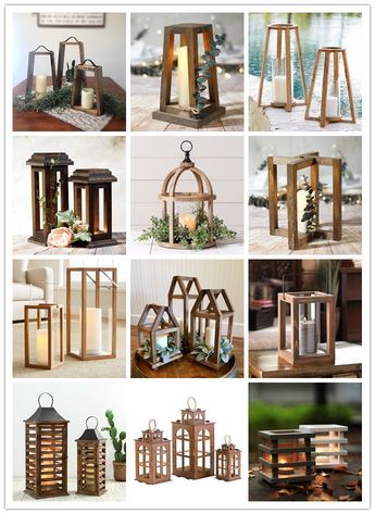 Wooden Candle Lanterns, Wooden Candle Holders, Lantern Candle Holders, Candle Lanterns, Rustic Candle Lanterns, Wood Candle Holders, Wooden Candle Holders Rustic, Candle Lanterns Decor Ideas, Rustic Candle Holders