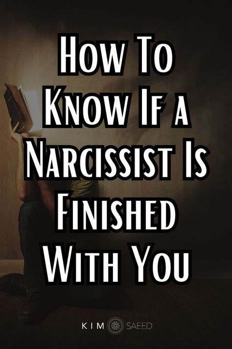 Have things seemingly settled down in your tumultuous relationship? Is the narcissist done with their awful, obnoxious tricks? Can you finally move on and heal? How to know if a narcissist is finished with you? And is it something that you can even control? Learn what you need to know in the article. #narcissist Dealing With A Narcissist, Dating A Narcissist, Relationship With A Narcissist, Narcissistic Behavior, Abusive Relationship, Narcissistic Abuse Recovery, Narcissistic Abuse, Living With A Narcissist, Narcissist