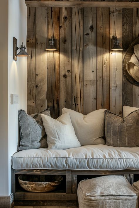 Embrace rustic charm with elegant flair using 40 modern rustic cottage bedroom ideas. #ElegantRusticity #ModernRustic Home Décor, Inspiration, Home, Rustic Cottage Bedroom, Rustic Farmhouse Decor, Rustic Bedroom, Rustic Bedroom Decor, Rustic Farmhouse, Rustic Cottage