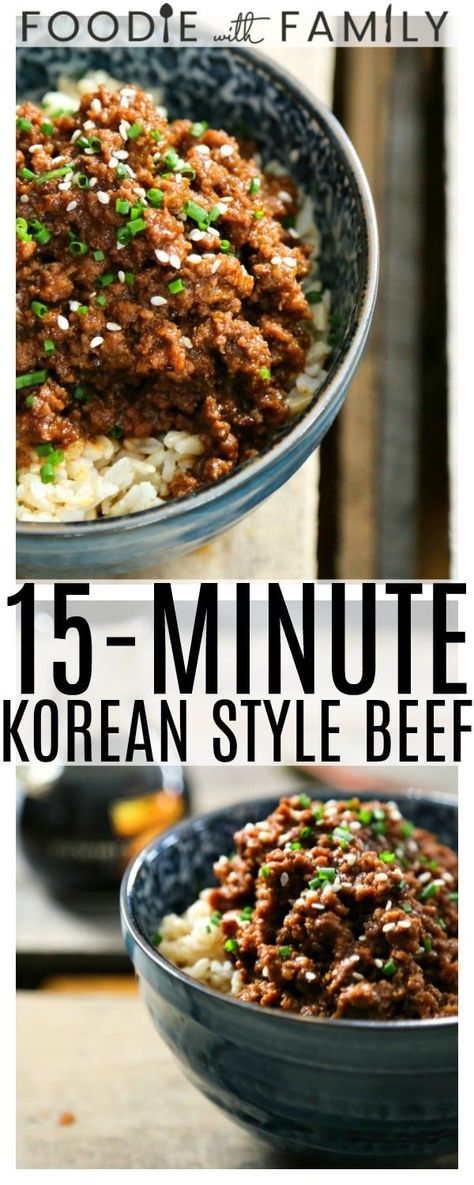 Healthy Recipes, Beef, Beef Recipes, Korean Ground Beef, Korean Beef Recipes, Korean Beef, Beef Bulgogi Recipe, Korean Bulgogi, Bulgogi Beef