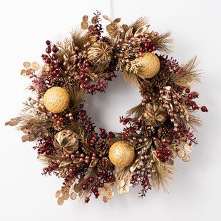 Floral, Outdoor, Berry, Christmas Wreaths, Ohio, Wreaths, Christmas Front Doors, Wreaths For Front Door, Door Wreaths