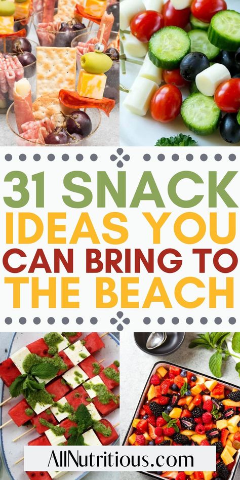 Looking for healthy snacks that you can bring to the beach? Here we have compiled the some easy recipes for best snack ideas that are perfect to pack in your cooler for a day out. Quick Snack Foods For Party, Beach Treats Snacks, Snacks For Cooler, Finger Foods For Beach Party, Snacks To Travel With, Snack For The Beach, Lunch Beach Food, Beach Snacks Healthy, Pool Picnic Food
