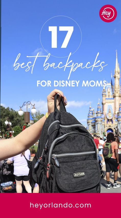 17 Best Mom Backpacks for Disney, Ranked Disney World Trip, Disney, Disney Parks, Walt Disney, Disney Trips, Disney Mom, Disney World Backpack, Disney World Parks, Best Disney Park