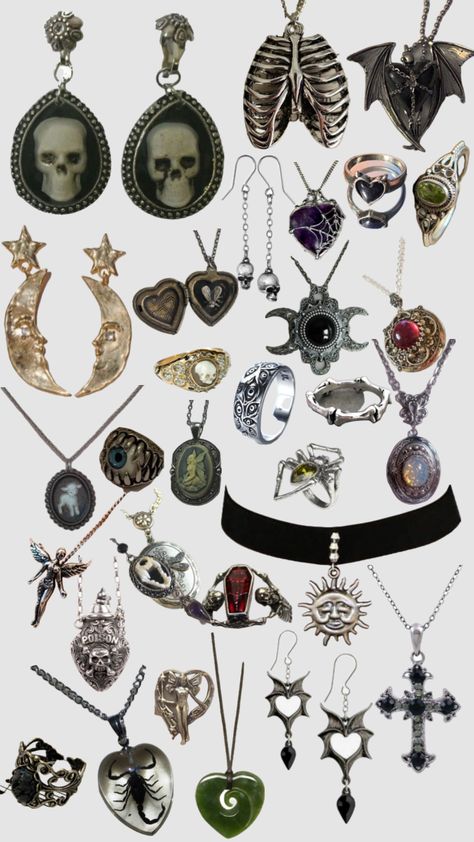 Sum cool jewellery Clothing, Goth, Piercing, Goth Fashion, Goth Outfits, Goth Accessories, Goth Inspo, Goth Jewelry, Style