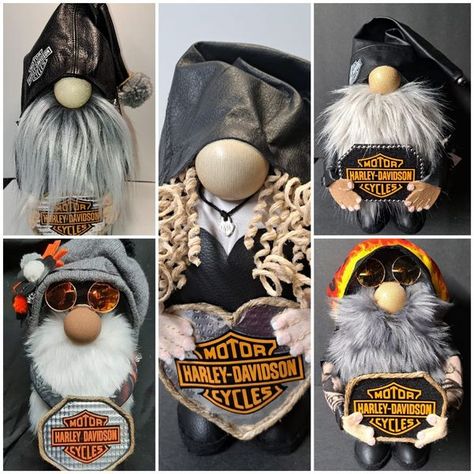 Gnomes Lovers | My biker gang has been distributed to the stores | Facebook Crafts, Biker Gnomes, Gnomes, Gang, Biker, Biker Gang, Gift, Harley Gift, Facebook