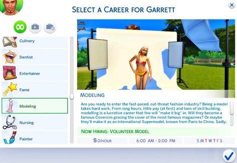 Modeling Career-2 tracks - The Sims 4 Catalog The Sims, Sims 4 Cc Folder, Sims 4 Jobs, Sims 4 Custom Content, Sims 4 Collections, Sims 4 Expansions, Sims 4 Game Mods, Sims 4 Cc Packs, Sims 4 Mm