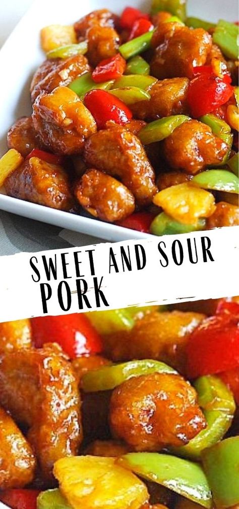 Thermomix, Sweet Sour Pork Recipe, Sweet N Sour Pork Recipe, Sweet And Sour Pork Recipe Easy, Sweet And Sour Pork, Sweet And Sour Pork Chops, Sweet Sour Chicken, Sweet And Sour Sauce Recipe Chinese, Recipe For Sweet And Sour Pork