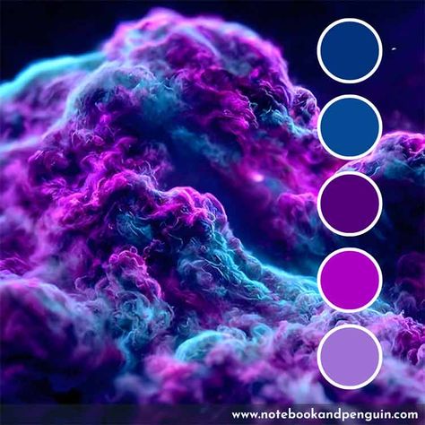 Inspiration, Blue Color Schemes, Purple Color Schemes, Navy Blue Color, Purple Color Combinations, Blue And Purple, Blue Colour Palette, Green Colour Palette, Purple Color