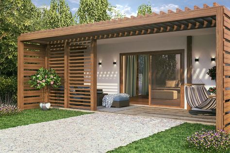 21 Welcoming Guest House and Cottage Ideas Tiny House Design, Backyard Guest Houses, Guest House Plans, Small House Design, Best Tiny House, Guest House, Backyard Cottage, Tiny House Cabin, Container House Design