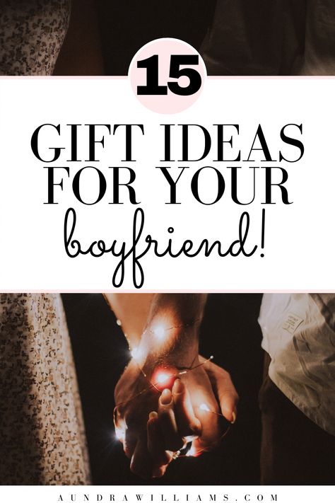 Need a gift for your boyfriend? Here are 15 gift ideas for him whether you're looking for a birthday gift, Christmas gift, or a just-because gift! Gifts for men. Gifts for your boyfriend's birthday. Gifts for him for Christmas. #giftsforhim #giftforboyfriend Ideas, Boyfriend Gifts, Gifts For Your Boyfriend, Surprise Gifts For Him, Presents For Boyfriend, Simple Boyfriend Gifts, Romantic Gifts For Him, Thoughtful Gifts For Him, Birthday Gifts For Boyfriend