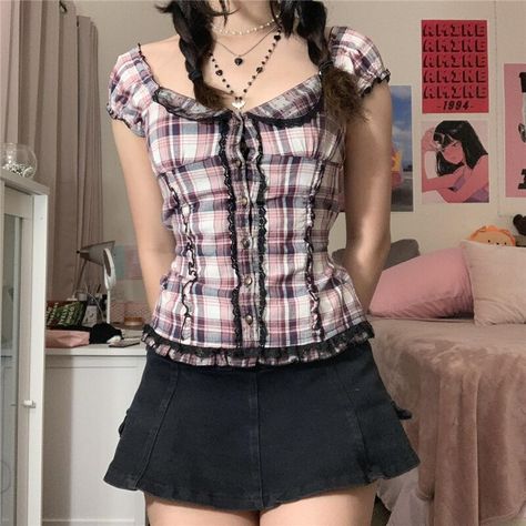 Smarter Shopping, Better Living! Aliexpress.com Outfits, Clothes, Girl Outfits, E Girl Clothes, Style, Women, Grunge Aesthetic Outfits, Outfits Y2k, Aesthetic Outfits
