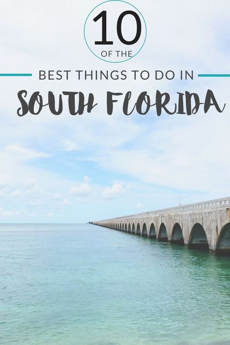 Planning a Florida vacation? Want to go somewhere sunny with lots to do? Here are all our favorite things to do in South Florida Florida Keys, Destinations, Key West Florida, Ideas, Florida, Travelling Tips, Day Trip, Summer, Inspiration