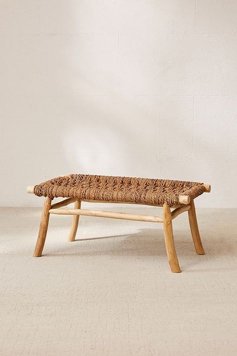 10 Accent Benches That Take Your Space to the Next Level | Hunker Urban Uutfitters, Home Décor, Elle Décor, Bedroom Bench Seat, Living Room Bench, Bedroom Bench, Accent Bench, Living Decor, Urban Outfitters