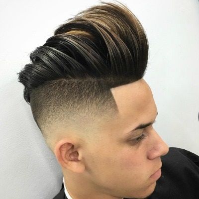 Slick Back With Volume Pompadour, Short Hair Styles, Mens Hairstyles Fade, Hair Images, Fade Haircut, Cool Hairstyles, Mens Haircuts Fade, Peinados, Beautiful Haircuts