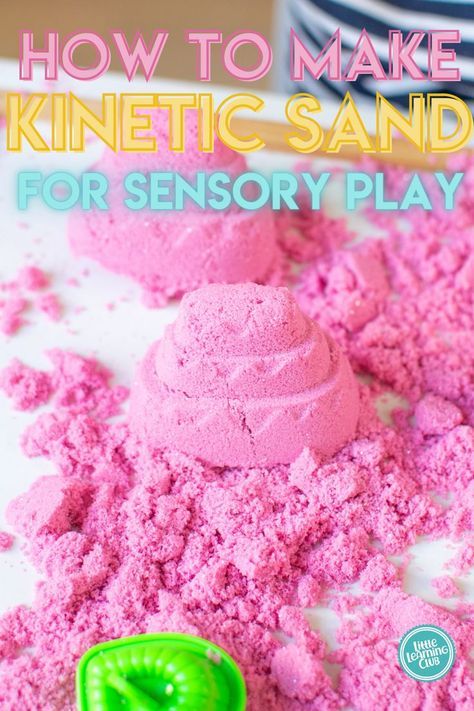 super easy and taste safe sensory play for kids and babies! Sensory Activities, Activities For Kids, Sensory Play, Sensory, Baby Sensory Play, Baby Sensory, Make Kinetic Sand, Craft Activities For Kids, Kinetic Sand
