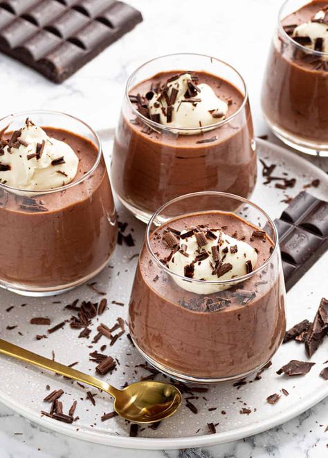 Classic Chocolate Mousse - The Scran Line Dessert, Snacks, Desert Recipes, Desserts, Mousse, Chocolate Mousse Recipe, Chocolate Recipes, Mousse Cake Recipe, Mousse Recipes