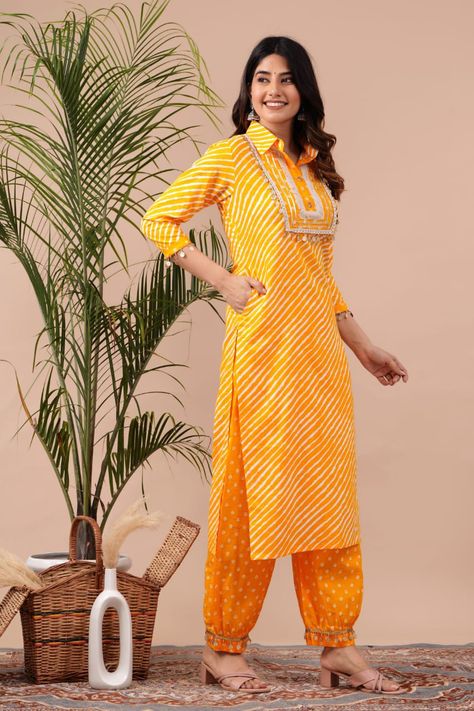 ➡️ Indian fashion

*HOT SELLER ❤‍🔥*

Go and ready this beautiful collection of Gorgeous  kurta with paired matching afgan pant made in pure cotton 60*60 super fabric with patti  work on all over kurti
Beautiful patti work with coins las in kurti
Beautiful shirt style kurti with one side pocket
Kurti length 44
Afgan style pant length 39 with beautiful coins las 
Fabric - cotton 60*60 super quality

Size-   38.40.42.44.46
Price-  +shipping 
Code67
Ready to dispatch Dressing, Indian Outfits, Casual, Indian Designer Outfits, Anarkali Dress Pattern, Long Kurti Designs, Indian Fashion Dresses, Designer Dresses Indian, Patiala Suit Designs