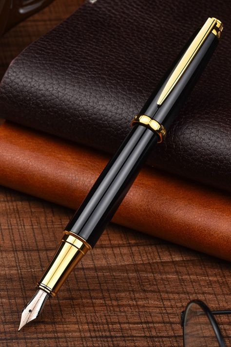 Fountain pen can make handwriting more calligraphic beauty, and good fountain pen brands are more trustworthy. Check out this image and get more info about "Hero" at BalTimes.com Fountain Pen Ink, Pen Brands, Pen Collection, Best Fountain Pen Ink, Pen Accessories, Instruments, Luxury Pens, Best Pens, Vintage Pens