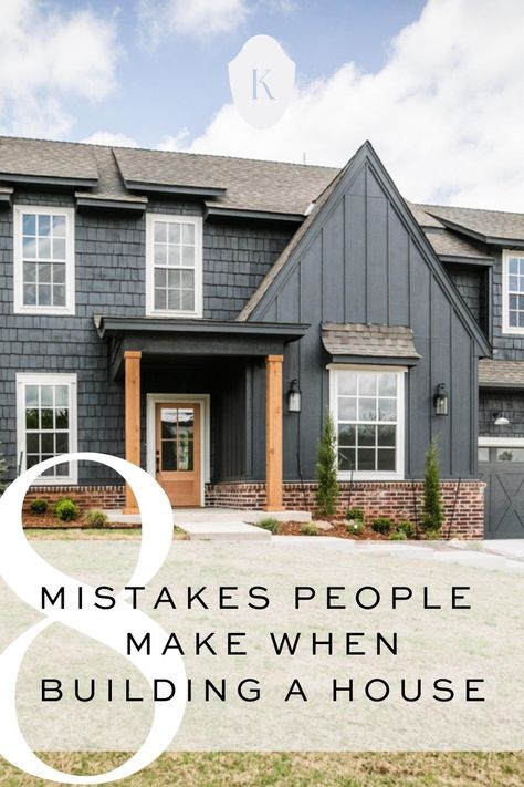 While we LOVE decorating homes, building is our bread and butter! Read on for our advice on how to avoid making mistakes when building a house. #newconstruction #homebuild Ideas, Interior, Design, Home Building Tips, Home Builders, Building A New Home, Building A House Checklist, Build Your Dream Home, Building Your Own Home