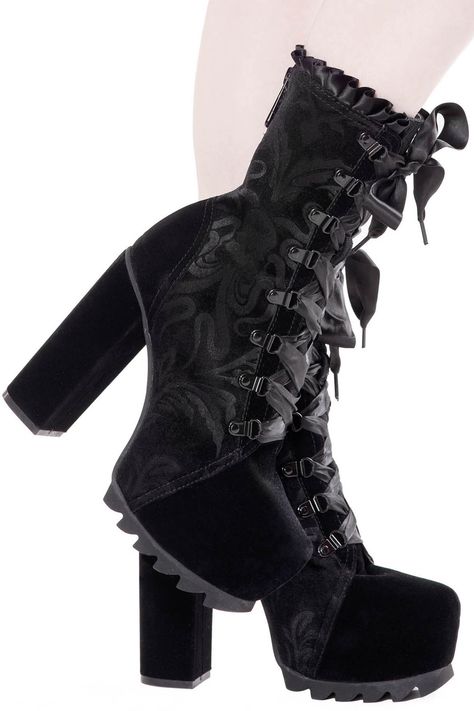 Cthulhu Platforms - Shop Now - us.KILLSTAR.com Clothes, Gothic Fashion, Outfits, Gothic Clothes, Gothic Boots, Goth Boots, Gothic Shoes, Goth Shoes, Goth Outfits