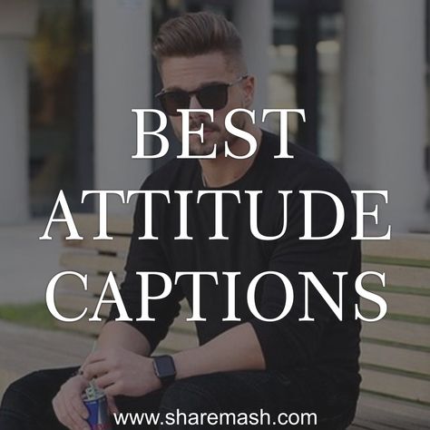 Show your Style  Attitude with these [300+] BEST ATTITUDE CAPTIONS for Instagram  Fb Dps.Find out more Best Attitude Quotes  Captions Now [UPDATED 2019] Instagram, John Maxwell, Motivation, Catchy Captions, Captions On Attitude, Captions For Guys, Unique Captions For Boys, Good Attitude Quotes