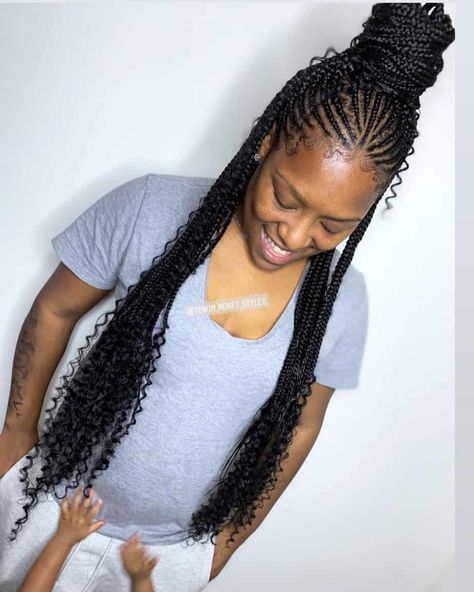25 Half-Up Half-Down Braids That Will Make You Look Like a Goddess Plait Styles, Braided Hairstyles, Friends, Protective Styles, Braided Half Up, Braided Cornrow Hairstyles, Half Braided Hairstyles, Fishtail Braid Hairstyles, Braid Half Up Half Down