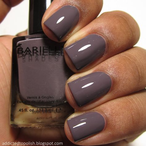 Manicures, Taupe Nails, Gray Nails, Winter Nail Colors, Fall Gel Nails, Gel Nail Colors, Fall Nail Colors, Essie, Nail Colors