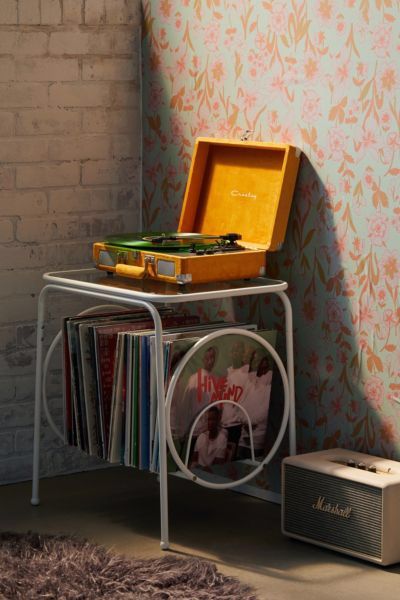Urban Outfitters’ New Fall Furniture Collections - Shop Best Fall Furniture Record Players, Home Décor, Urban Uutfitters, Vinyl Record Storage Shelf, Vinyl Record Storage, Record Storage, Storage Rack, Storage Shelves, Vinyl Storage
