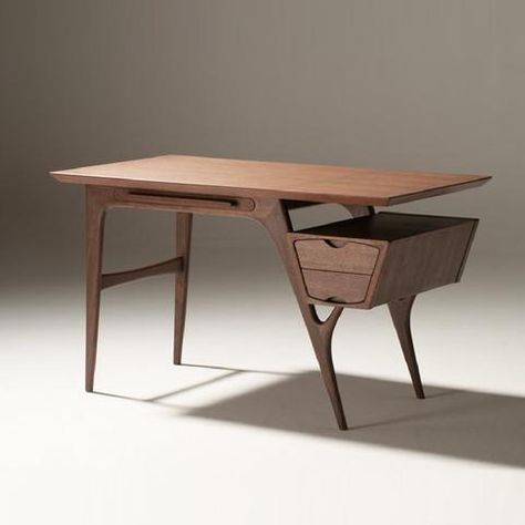 CREER Desk Retro, Vintage, Design, Interior, Diy, Inspiration, Modern, Kayu, Melaka