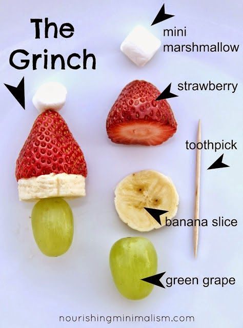 Grinch Christmas Fruit Desserts, Dessert, Snacks, Christmas Appetizers, Pre K, Parties, Christmas Snacks, Christmas Treats, Holiday Treats