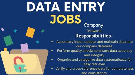 Data Entry Operator Remote Jobs Data Entry Clerk, Data Entry Jobs, Data Entry, Online Jobs, Remote Jobs, Job Description, Part Time Jobs, Job Work, Resume Examples