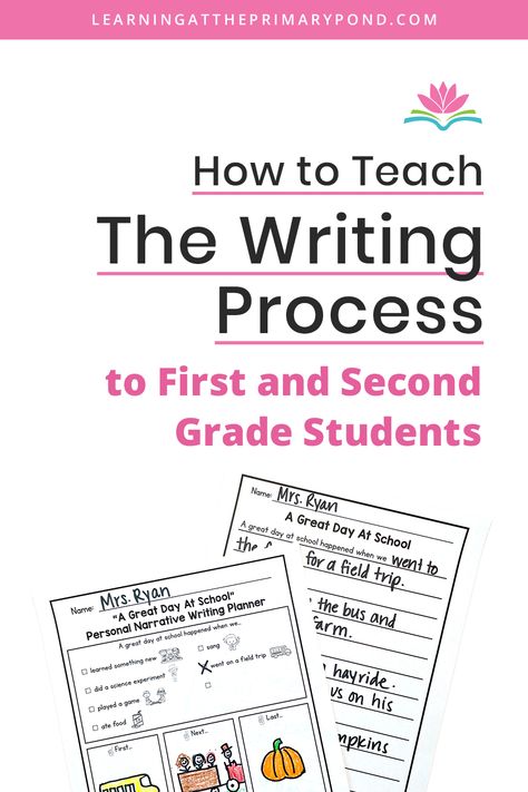 Teaching the writing process to young writers is no small task. But first graders and second graders need to start learning it, so that they understand that writing isn't a "one and done" activity. Read this post for step by step guidance in getting your students to use the writing process for narrative writing, informative writing, or opinion writing. The graphic organizers used in the post are great for reluctant writers, too! Click here to read it now. Coaching, Second Grade Writing, Writing Lesson Plans, Teaching Narrative Writing, Teaching Writing, Teaching Strategies, 2nd Grade Writing, Teaching Second Grade, Teaching First Grade