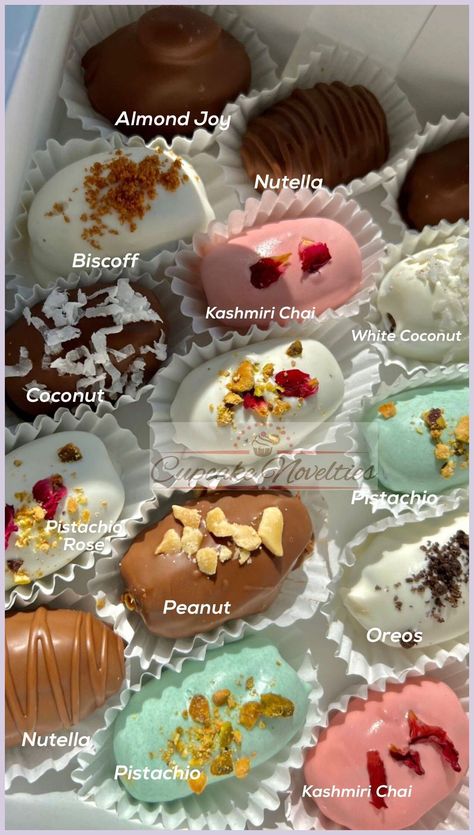 [SponsoredPost] Traveling For The Summer - From June 5Th To Aug 9Th -- Orders Will Ship From Aug 15Th Onwards! Delicious Assortment Of Treats And Desserts For Ramadan Or Eid! Choose From Handcrafted Chocolate Covered Oreos, Chocolate Dipped Pretzels And Yummy Stuffed Dates In A Variety Of Flavors! Perfect For Ramadan And Eid Gifts, Eid Party Favors, Eid Goody Bags And Eid Gift Baskets! Available For Local Pickup In Houston Texas Or Shipping Across The Usa! #chocolategiftsbasket Desserts, Nutella, Ramadan, Ramadan Recipes, Dessert, Eid Food, Eid Chocolates, Eid Sweets, Ramadan Desserts