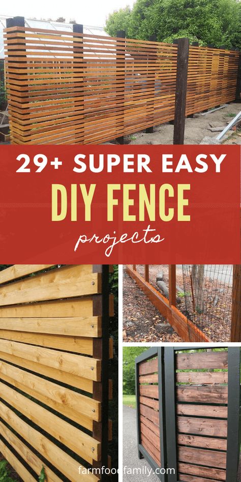 Exterior, Diy, Diy Fence Ideas Cheap, Backyard Fences, Diy Backyard Fence, Fence Ideas, Cheap Fence, Backyard Diy Projects, Fence Sections