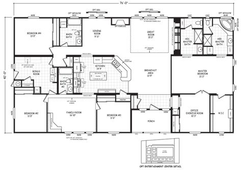 Triple Wide Floor Plans - The Home Outlet AZ