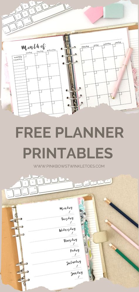 Filofax, Ideas, Organisation, Monthly Planner Printable, Free Planner Inserts, Free Planner Pages, Daily Planner Printables Free, A5 Planner Printables Free, Weekly Planner Free