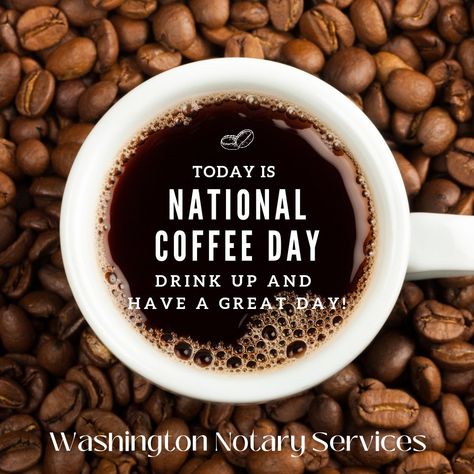 National Coffee Day ☕ Coffee, National Coffee Day, International Coffee, Cider Donuts, Best Coffee, Fresh Coffee, Free Coffee, Coffee Apple, Coffee Brewing