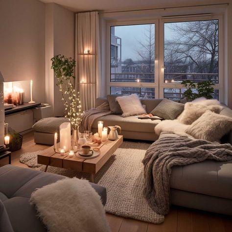 3+ Warm Living Room Decor Tips for a Cozy and Stylish Home • 333+ Images • [ArtFacade] Cozy Living Rooms, Cozy Living Room Design, Apartment Decor Inspiration, Apartment Living Room Design, Warm Living Room Decor, Cute Living Room, Cozy Apartment, Living Room Decor Cozy, Living Room Inspiration
