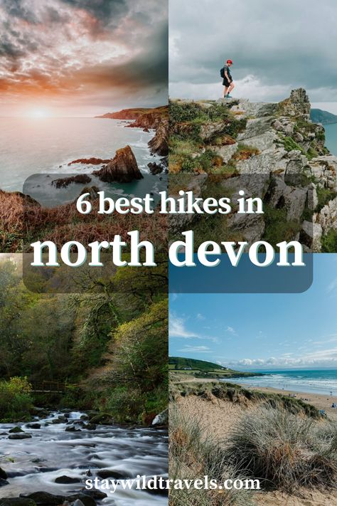 Discover the very best walks in North Devon, UK with these unbelievable circular routes. Devon, England, Best Hikes, South West Coast Path, Brecon Beacons, Watersmeet, North Devon, South Devon, Coast